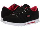 Lugz Charger Ii (black/mars Red/white) Men's Lace Up Casual Shoes
