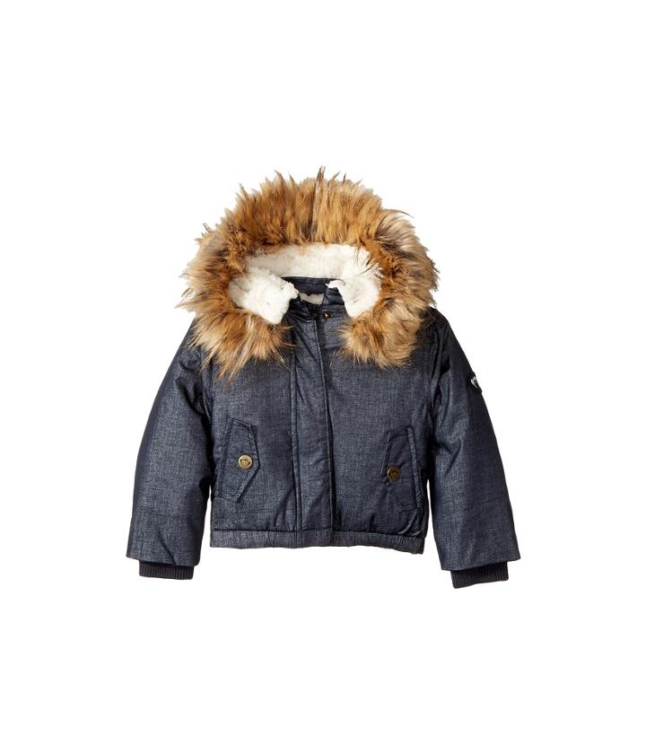 Appaman Kids Soft Fleece Lined Wilderness Jacket (toddler/little Kids/big Kids) (navy Slate) Girl's Coat