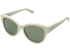 Saint Laurent Sl 162 (ivory/ivory/green) Fashion Sunglasses