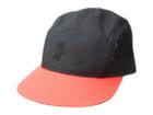 Under Armour X-level Duck Bill Cap (little Kids/big Kids) (stealth Gray/neon Coral/black) Baseball Caps