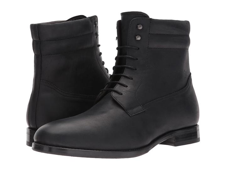 Bacco Bucci Cesc (black Leather) Men's Boots