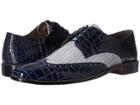 Stacy Adams Giordano Wingtip Oxford (blue/light Blue) Men's Shoes