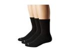 Drymax Sport Performance Casual Crew 3-pair (black) Women's Crew Cut Socks Shoes
