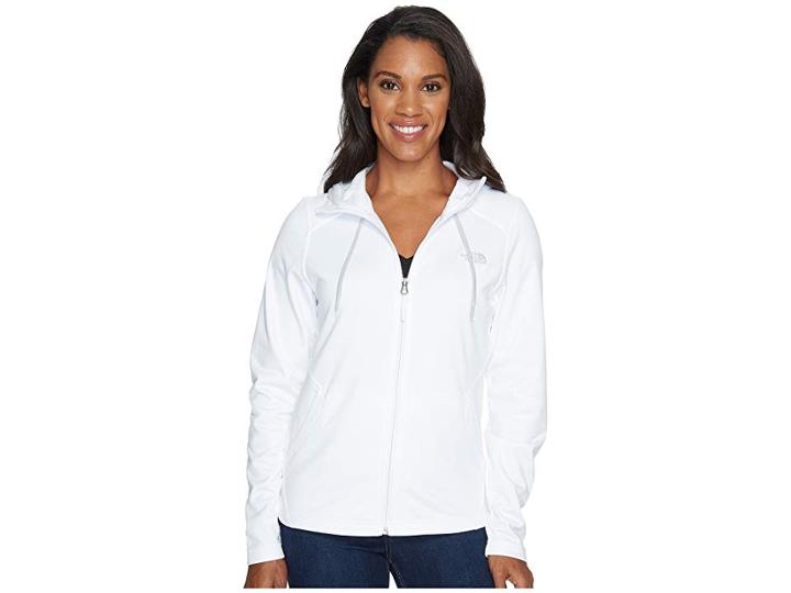 The North Face Tech Mezzaluna Hoodie (tnf White/high Rise Grey) Women's Sweatshirt