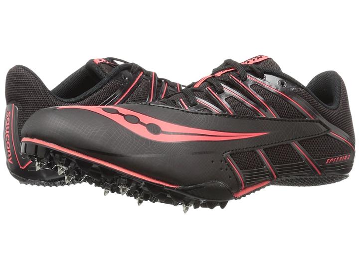 Saucony Spitfire 4 (black/red) Men's Shoes