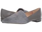 L.k. Bennett Vienetta (warm Grey Stretch Suede/nappa Leather) Women's Flat Shoes