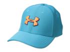 Under Armour Blitzing 3.0 Cap (little Kids/big Kids) (deceit/techno Teal/magma Orange) Baseball Caps