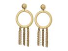 Lucky Brand O Tassel Earrings (gold) Earring
