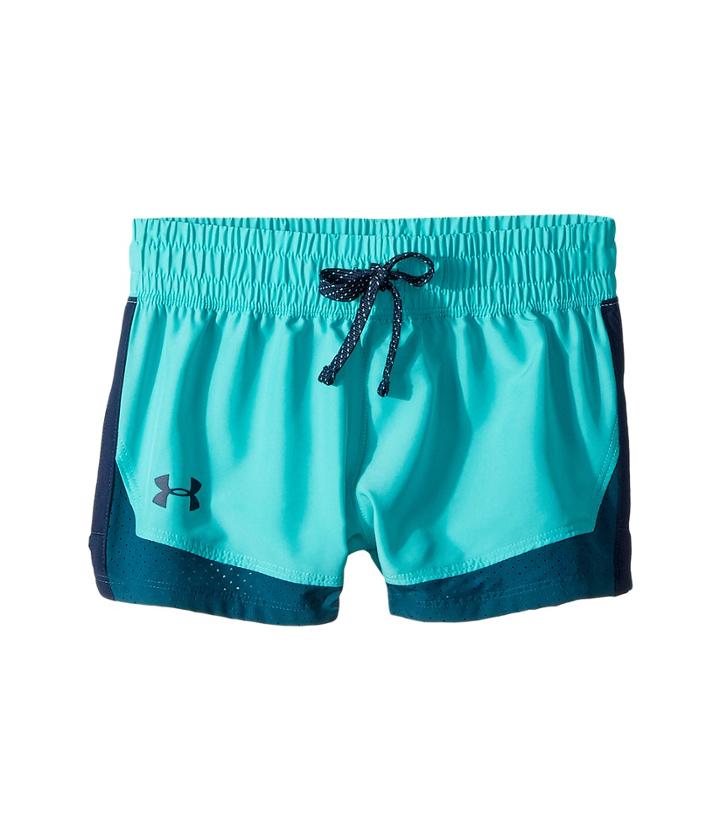 Under Armour Kids Sprint Shorts (big Kids) (teal Punch/tourmaline Teal) Girl's Shorts