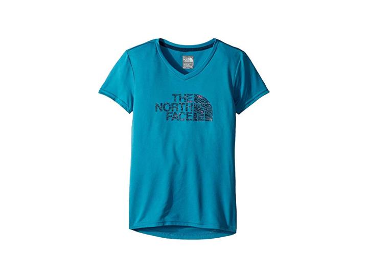 The North Face Kids Short Sleeve Reaxion 2.0 Tee (little Kids/big Kids) (algiers Blue (prior Season)) Girl's T Shirt