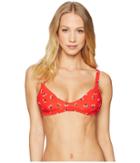 Billabong Gone Away Fixed Triangle Top (chili Pepper) Women's Swimwear