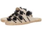 Soludos Tassel Mule (sand Black) Women's Clog/mule Shoes