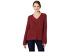 Pendleton Emery V-neck Pullover (pomegranate) Women's Clothing