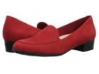 Trotters Monarch (red Nubuck Leather) Women's  Shoes