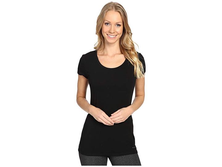 Columbia Cotton Stretch T-shirt (black) Women's Underwear