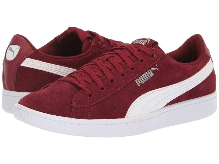 Puma Vikky (pomegranate/puma White) Women's Shoes