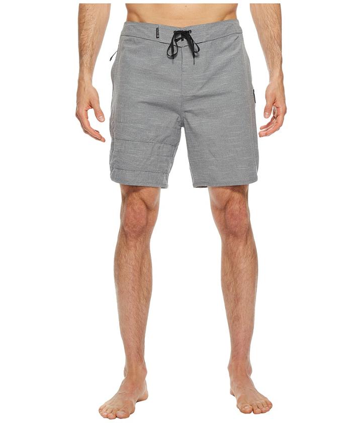 Hurley Phantom Block Party Slub 18 Boardshorts (black) Men's Swimwear