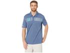 Adidas Golf Chest Stripe Polo (tech Ink) Men's Clothing