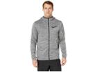Nike Spotlight Full Zip Hoodie (grey Heather/black) Men's Sweatshirt