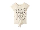 Billabong Kids Knot It T-shirt (little Kids/big Kids) (cream) Girl's Clothing