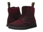 Dr. Martens Knit Rigal Boot (oxblood/black Knit Textile) Boots