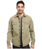 Ecoths Brock Overshirt (deep Lichen Green) Men's Clothing