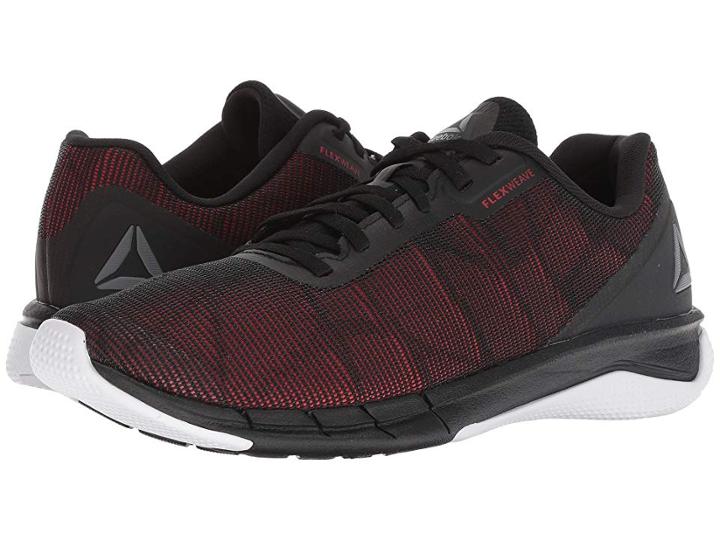 Reebok Fstr Flexweave (black/primal Red/shark/white) Men's Running Shoes