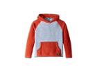 Burton Kids Spark Pullover Fleece Hoodie (little Kids/big Kids) (gray Heather/bitters) Kid's Sweatshirt