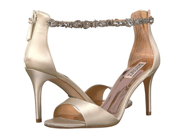 Badgley Mischka Sindy (ivory Satin) Women's Shoes