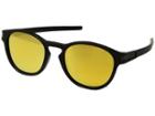Oakley Latch (a) (matte Black With 24k Iridium) Fashion Sunglasses