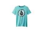 Volcom Kids In Fill Short Sleeve Tee (big Kids) (turquoise) Boy's T Shirt