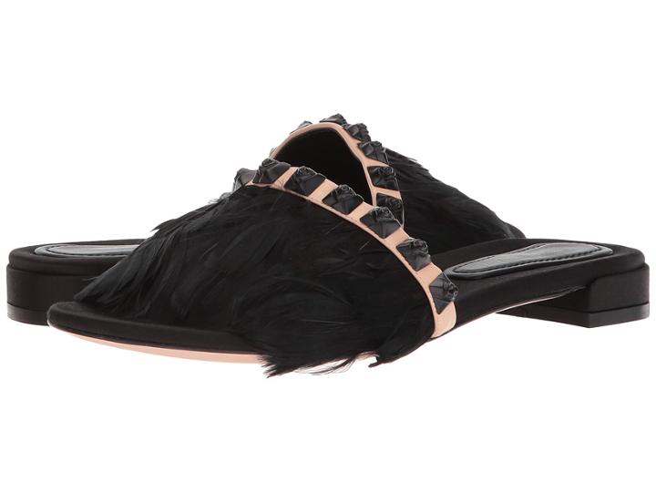 Stuart Weitzman Lando (black Silk Satin) Women's Shoes