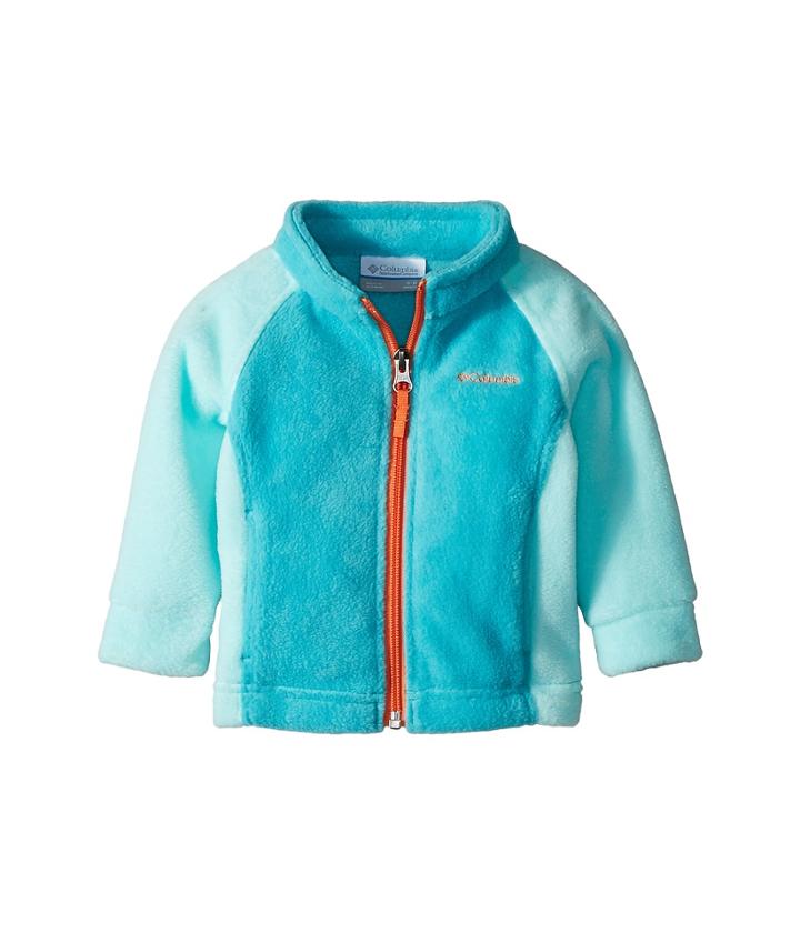 Columbia Kids Benton Springstm Fleece (infant) (geyser/candy Mint/bright Peach) Girl's Fleece