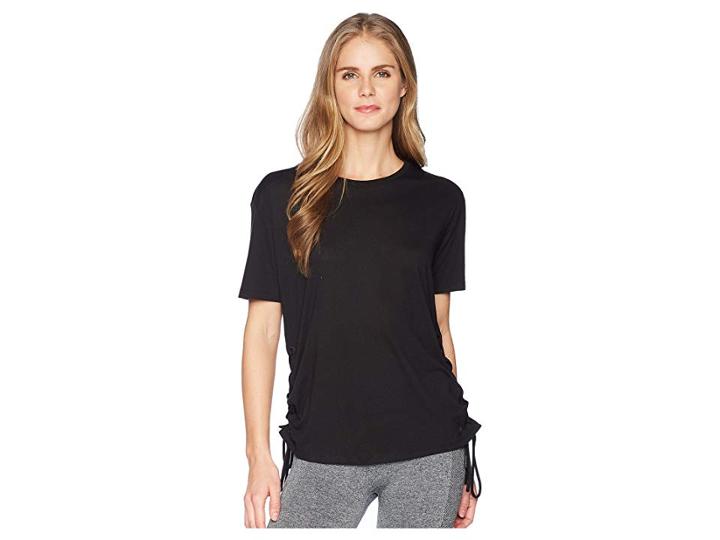 Alo Bliss Short Sleeve Tee (black) Women's T Shirt
