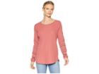 Columbia Along The Gorgetm Printed Crew (rose Dust) Women's Long Sleeve Pullover