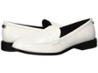 Calvin Klein Amaya (platinum White Varnished Crackled) Women's Shoes