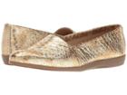 Aerosoles Trend Setter (gold Snake) Women's Flat Shoes