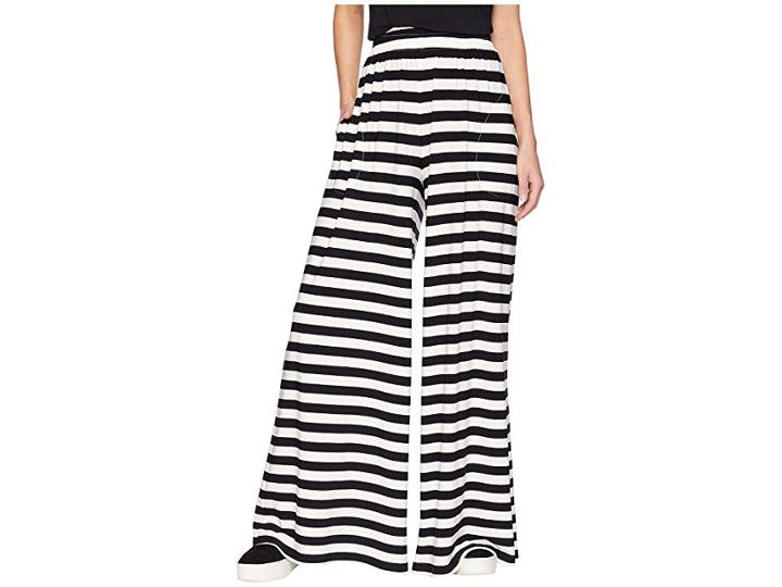 Kamalikulture By Norma Kamali Boyfriend Elephant Sweatpants (3/4 Stripe) Women's Casual Pants