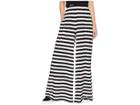 Kamalikulture By Norma Kamali Boyfriend Elephant Sweatpants (3/4 Stripe) Women's Casual Pants