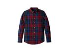 Polo Ralph Lauren Kids Plaid Cotton Twill Shirt (big Kids) (red Multi) Boy's Clothing