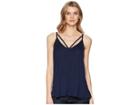 Stetson 1578 Rayon Knit V-neck Strappy Tank Top (blue) Women's Clothing