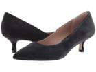 Stuart Weitzman Tippi 45 (black Sleek Velvet) Women's Shoes