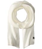 Echo Design Stretch Fleece Muffler (white) Scarves