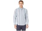 Tommy Bahama Ensenada Stripe Islandzone Shirt (light Sky) Men's Clothing