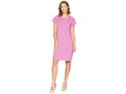 Fresh Produce Pinstripe Kylie T-shirt Dress (raspberry) Women's Dress