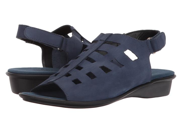 Sesto Meucci Elita (navy Nabuk) Women's Sandals