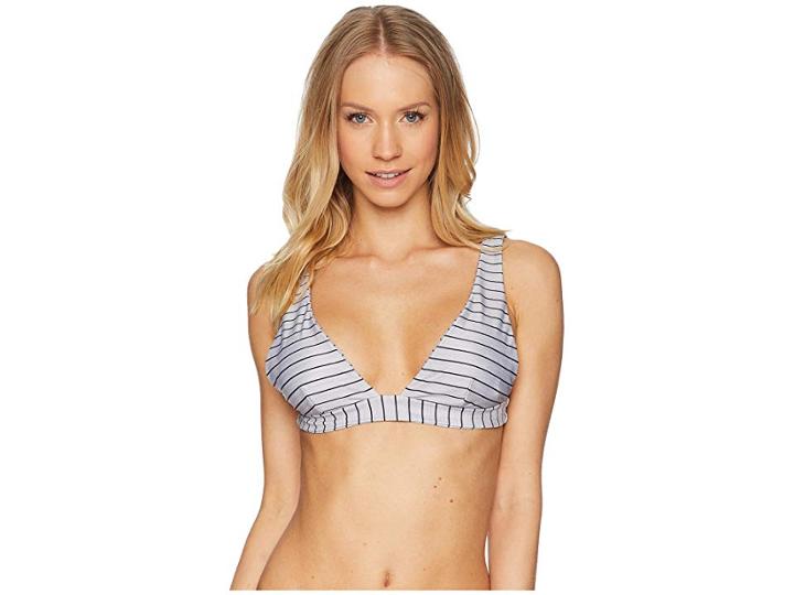 Rip Curl Premium Surf Halter Bikini Top (grey) Women's Swimwear