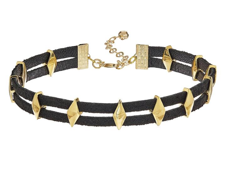 Vanessa Mooney The Fontaine Choker Necklace (black) Necklace