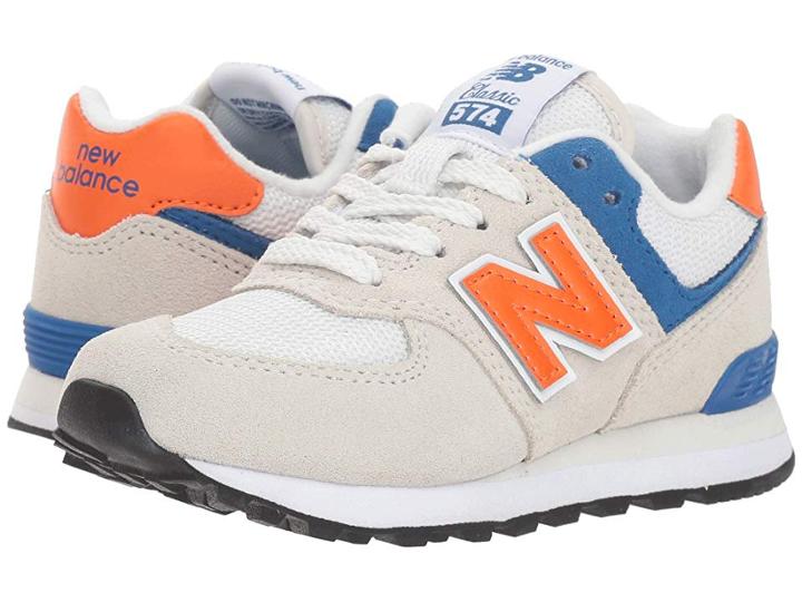 New Balance Kids Pc574v1 (little Kid) (nimbus Cloud/bengal Tiger) Boys Shoes