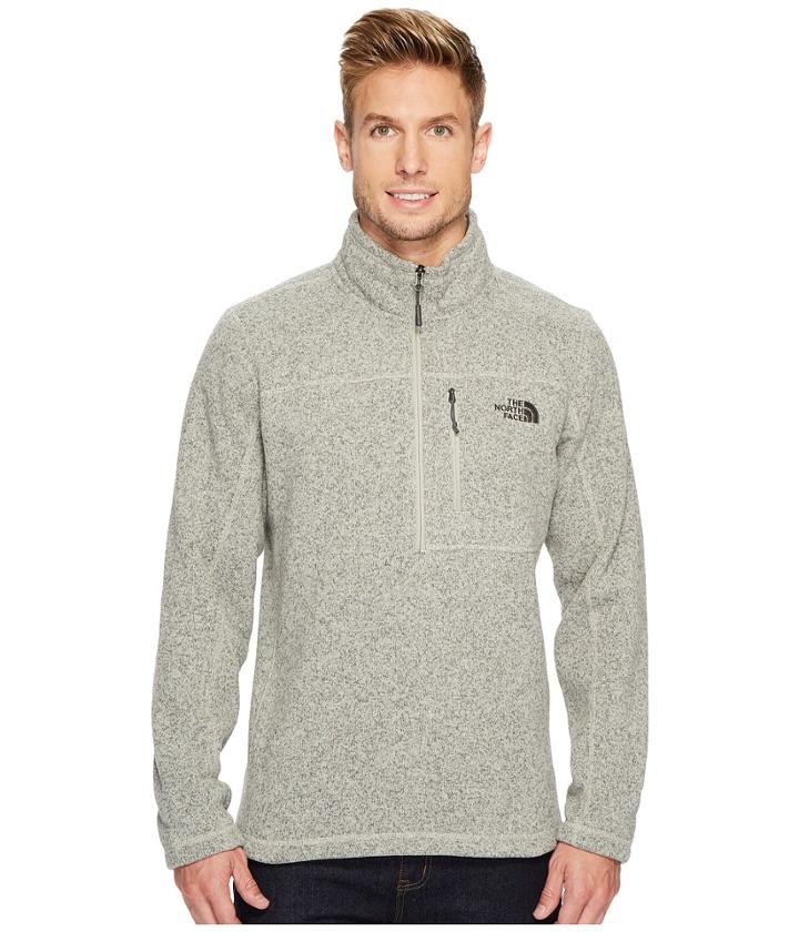 The North Face Gordon Lyons 1/4 Zip (granite Bluff Tan Heather) Men's Long Sleeve Pullover